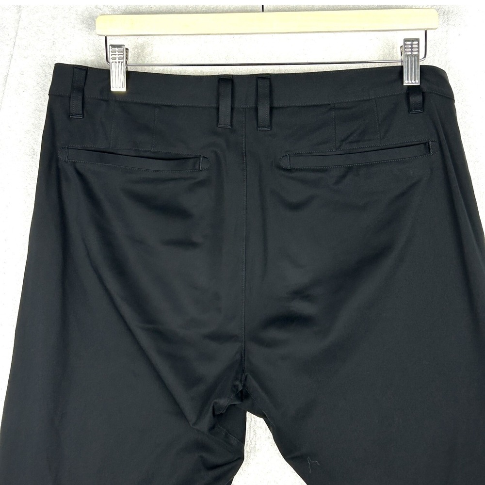 Rhone Commuter Pants Mens 33 (Actual 34x32) Black Stretch Chino Straight - Picture 4 of 15